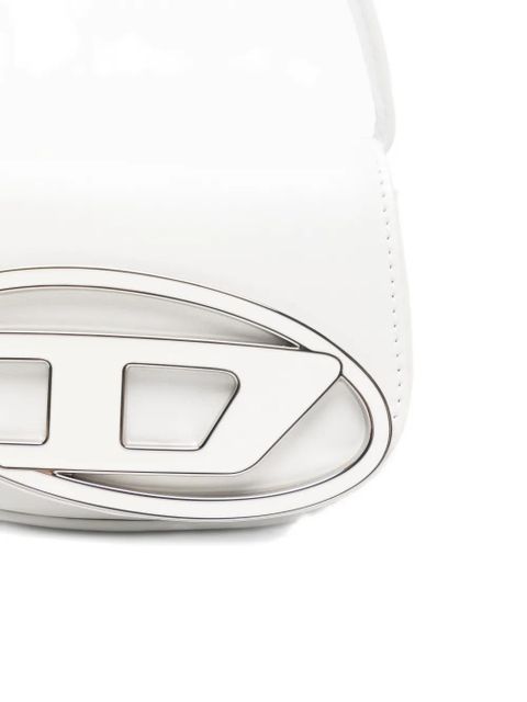 Diesel mini 1Dr Xs logo-plaque tote bag - White