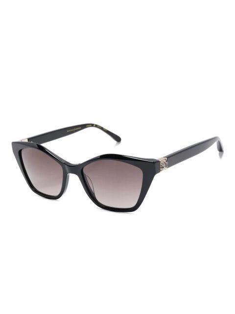 Aspinal Of London Chelsea crystal-embellished sunglasses - Black - zdjęcie produktu nr 2