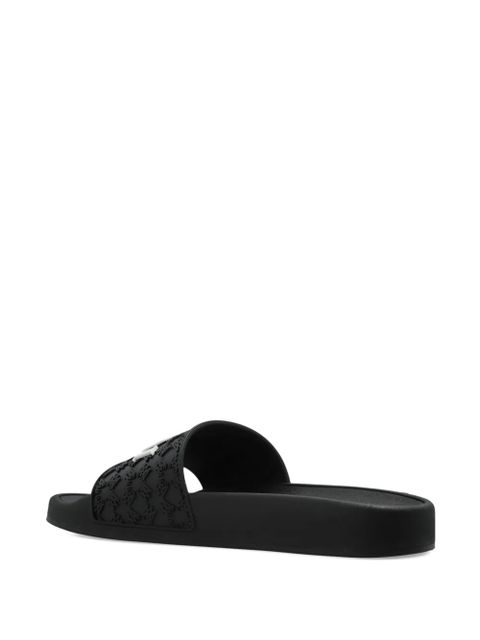 AMIRI MA Quad logo-embossed slides - Black - zdjęcie produktu nr 2