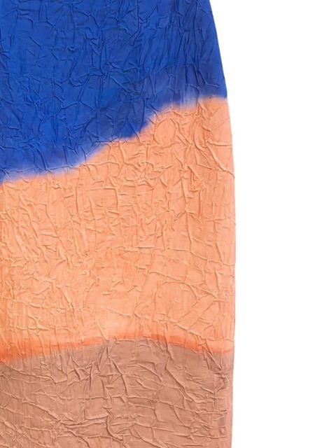 Ulla Johnson Inez satin midi pencil skirt - Orange - zdjęcie produktu nr 2