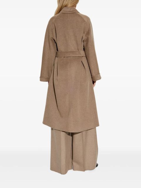 Max Mara button belted coat - Brown