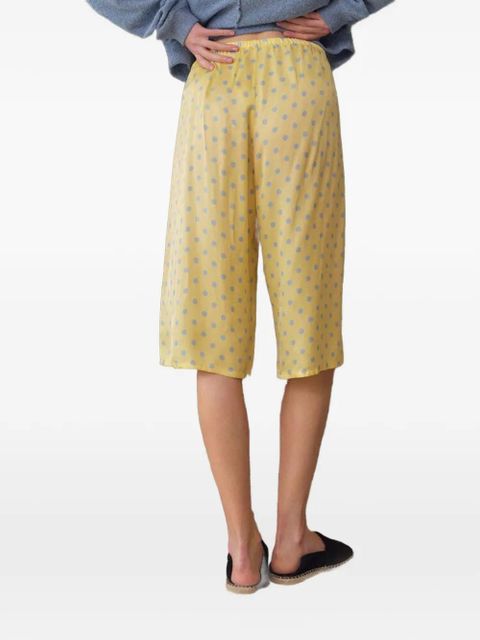 American Vintage Bovalow polka dot shorts - Yellow