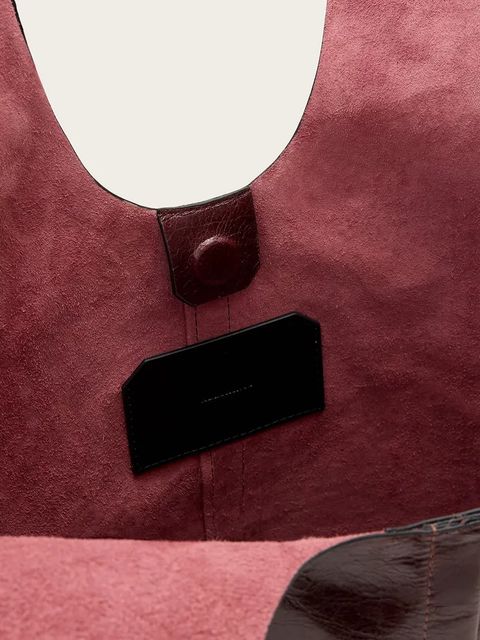 AllSaints torebka skórzana ARA kolor czerwony W284XD