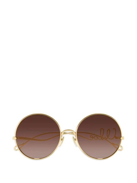 Chloé Eyewear round-frame sunglasses - Gold - zdjęcie produktu nr 1
