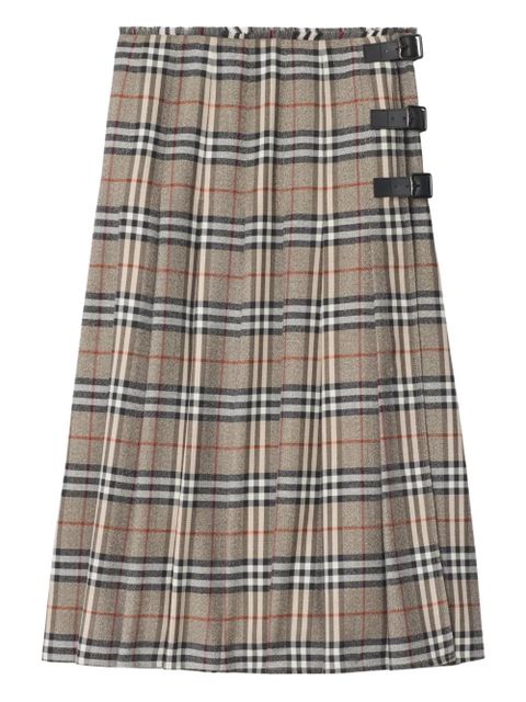 Burberry wool midi skirt - Grey - zdjęcie produktu nr 1