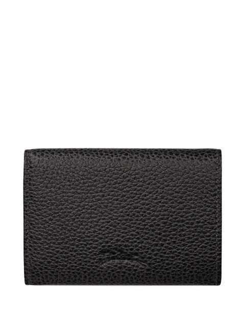 Longchamp Le Foulonné compact wallet - Black