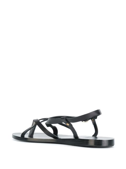 Ancient Greek Sandals Semele flat sandals - Black