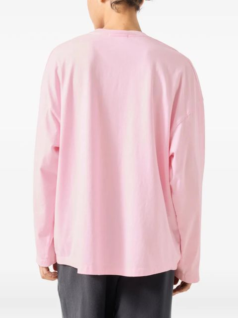 American Vintage Gixy round-neck top - Pink