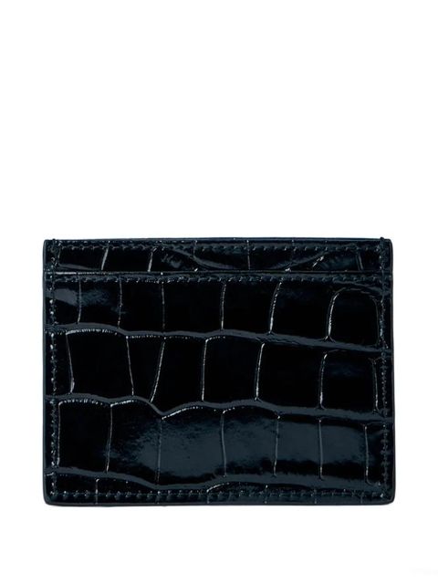 Vivienne Westwood Crocodile logo-embelished card holder - Black - zdjęcie produktu nr 2