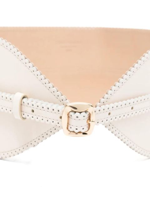 ZIMMERMANN scalloped buckle belt - Neutrals