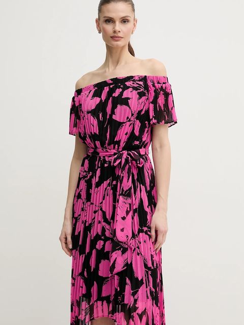 Joseph Ribkoff sukienka kolor różowy maxi rozkloszowana 241908