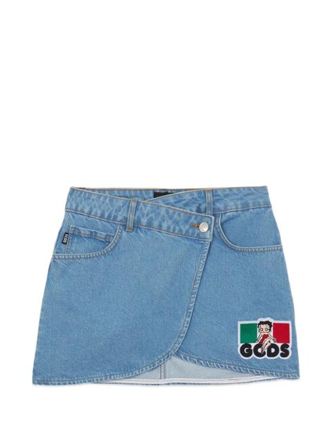 GCDS Betty Boop mini skirt - Blue - zdjęcie produktu nr 1