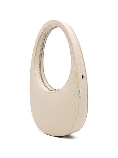 Coperni Swipe grained leather shoulder bag - Neutrals