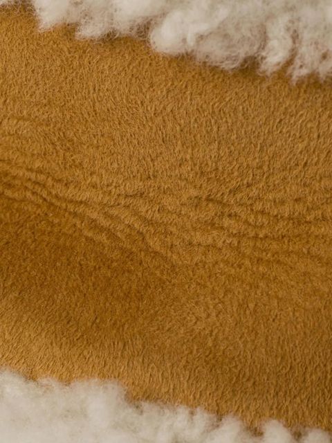 Prada suede shearling bucket hat - Brown