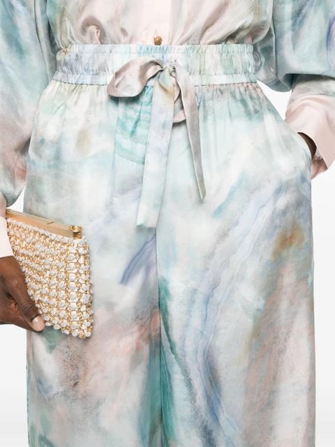 ZIMMERMANN The Illuminate wide-leg trousers - Blue