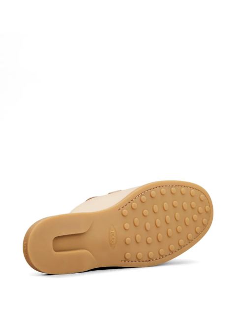 Tod's leather mules - Neutrals