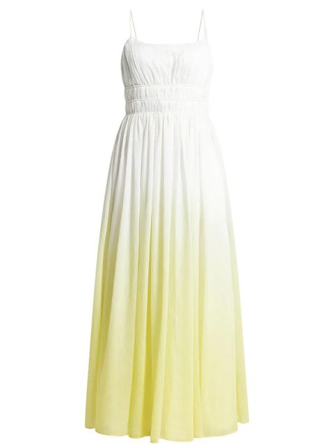 Aje ruched-detailing dress - White - zdjęcie produktu nr 1