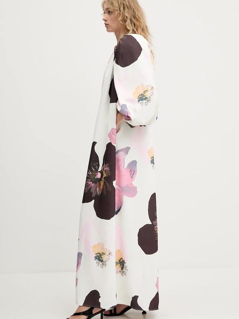 Stine Goya sukienka kolor beżowy maxi prosta SG-PF25-D137-2395 - zdjęcie produktu nr 2