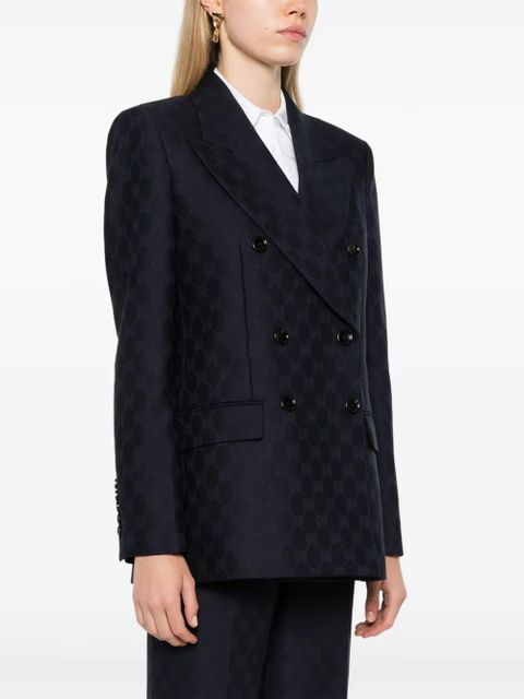 Gucci GG wool blazer - Blue - zdjęcie produktu nr 2