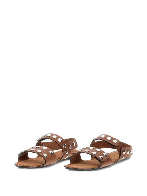 KHAITE Boden flat sandals - Brown - zdjęcie produktu nr 2