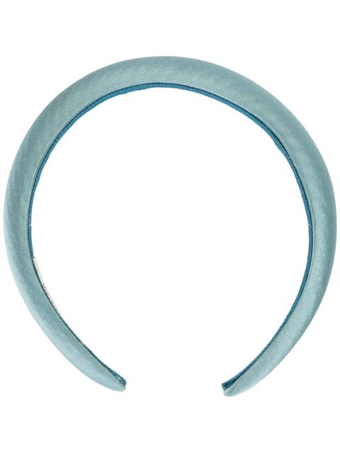 Jennifer Behr Tori silk headband - Blue - zdjęcie produktu nr 1