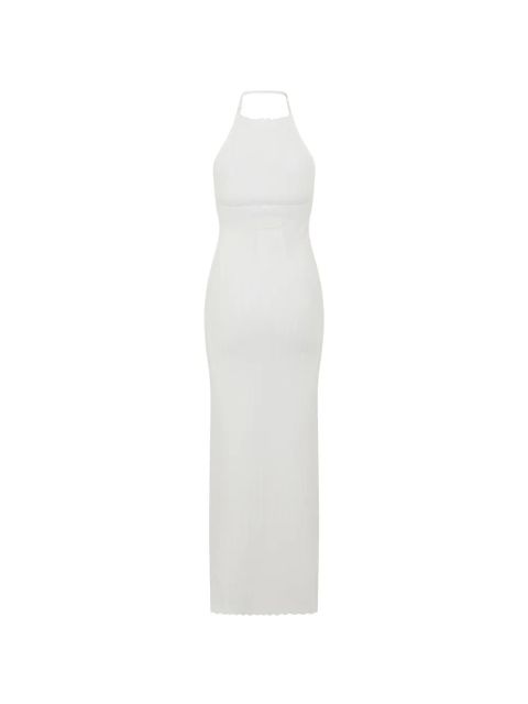 Jacquemus halterneck ribbed dress - White - zdjęcie produktu nr 2