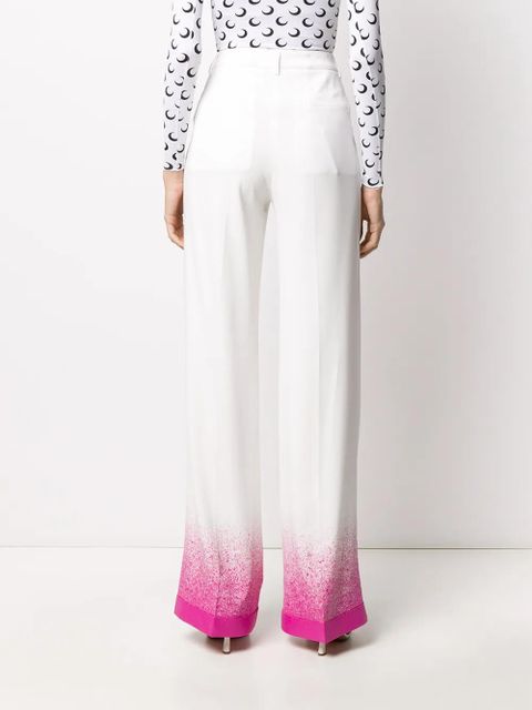 Off-White splatter-effect palazzo pants