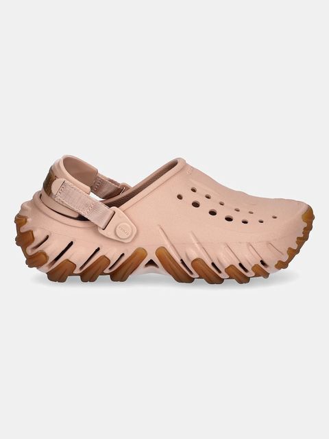 Crocs klapki Echo Gum Ro Clog damskie kolor beżowy 211675 - zdjęcie produktu nr 2