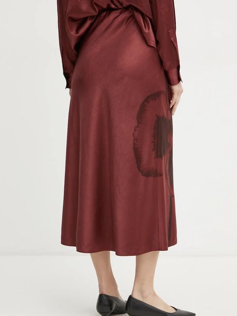 MAX&Co. spódnica kolor bordowy maxi prosta 2426106034200 - zdjęcie produktu nr 2