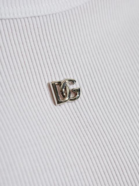 Dolce & Gabbana logo-plaque T-shirt - White