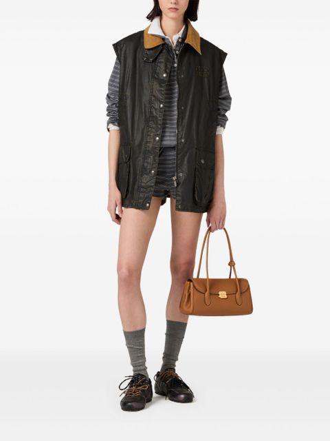 Miu Miu poplin gilet - Black - zdjęcie produktu nr 2