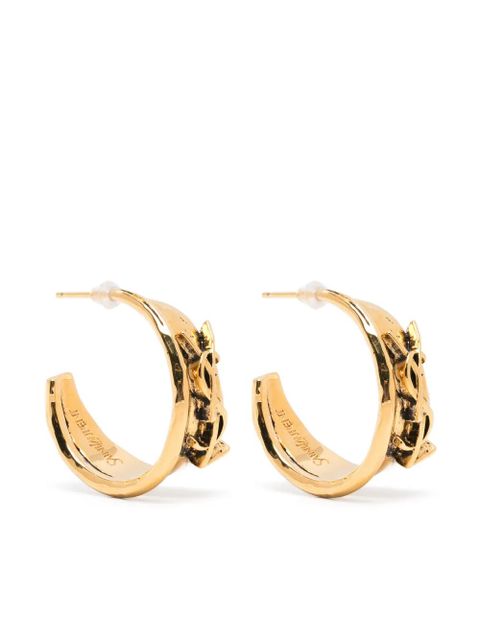 Saint Laurent Creoles Roche earrings - Gold - zdjęcie produktu nr 1