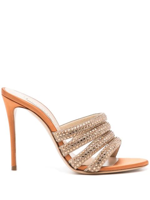 Casadei Stratosphere 110mm studded sandals - Orange - zdjęcie produktu nr 1