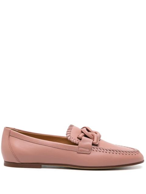 Tod's Kate braided-detailed loafers - Pink - zdjęcie produktu nr 1