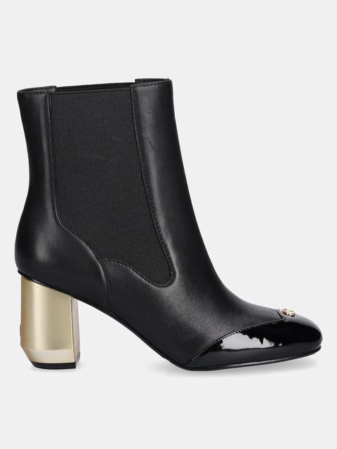 Liu Jo sztyblety skórzane SAMY 02 damskie kolor czarny na słupku SF5087PX69522222 - zdjęcie produktu nr 2