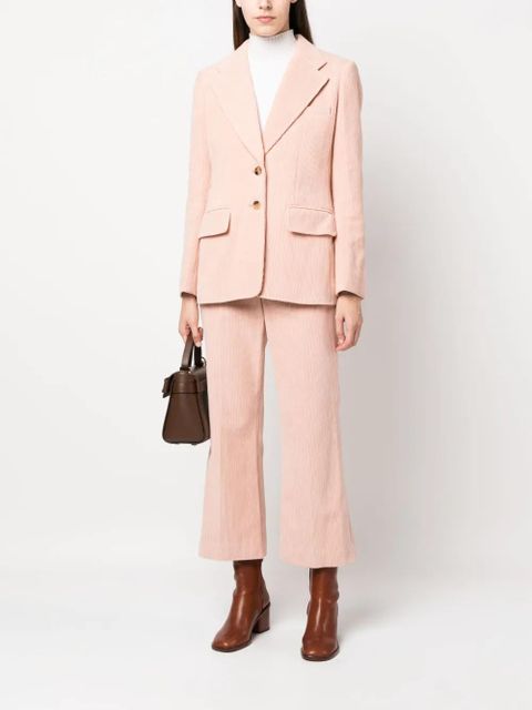 Chloé single-breasted corduroy blazer - Pink - zdjęcie produktu nr 2