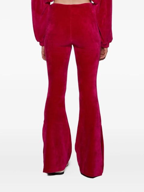 AMIRI velour flared pants - Pink