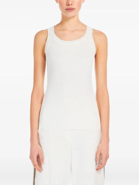 Max Mara ribbed vest - White