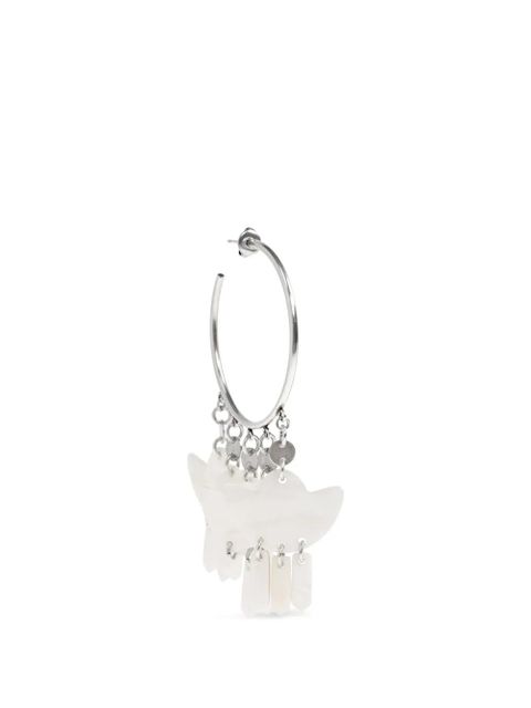 ISABEL MARANT hoop drop earrings - Silver
