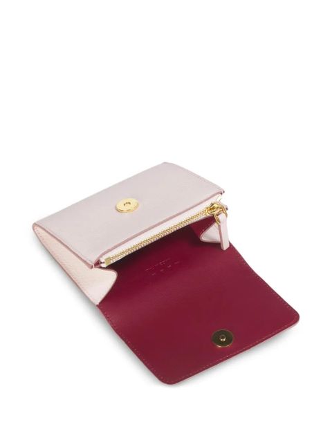 Marni gusseted-embroidered wallet - Pink
