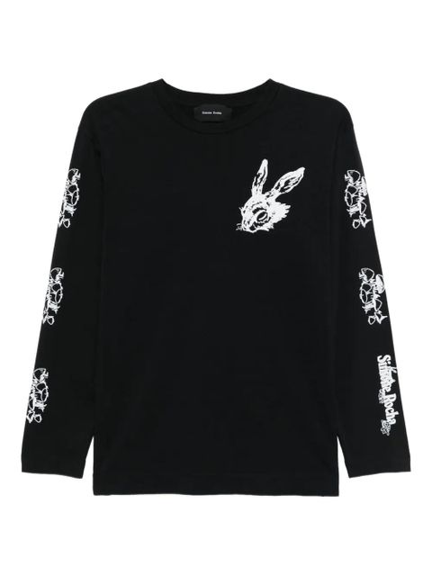 Simone Rocha Tortoise-and-Hare T-shirt - Black - zdjęcie produktu nr 1