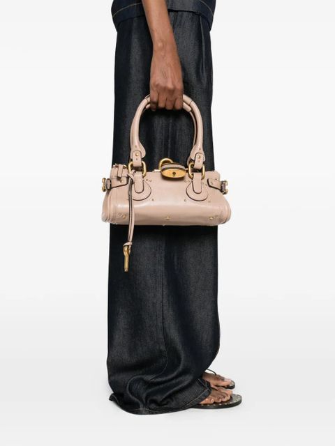 Chloé Paddington padlock studded tote bag - Neutrals - zdjęcie produktu nr 2
