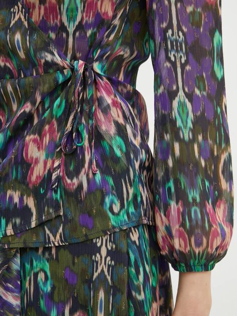 Morgan bluzka CBIL.F damska kolor fioletowy wzorzysta CBIL.F