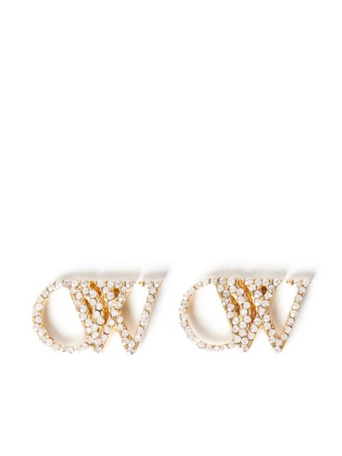 Off-White monogram earrings - Gold - zdjęcie produktu nr 1