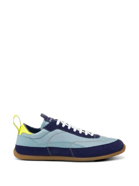 Alexander McQueen EC1 panelled lace-up sneakers - Blue - zdjęcie produktu nr 1