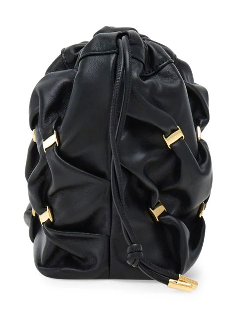 Ferragamo mini leather bucket bag - Black