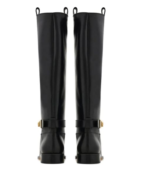 Ferragamo Hug-buckle knee-high boots - Black - zdjęcie produktu nr 2