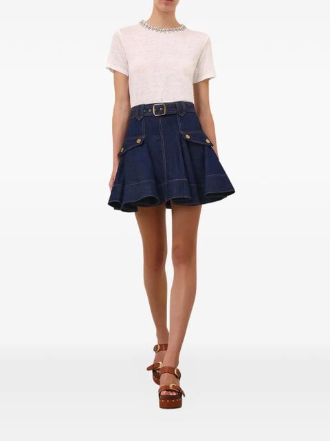 ZIMMERMANN denim mini skirt - Blue - zdjęcie produktu nr 2