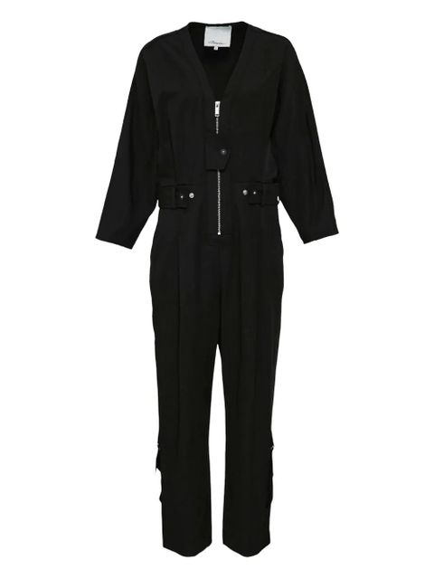 3.1 Phillip Lim belted zip-front jumpsuit - Black - zdjęcie produktu nr 1