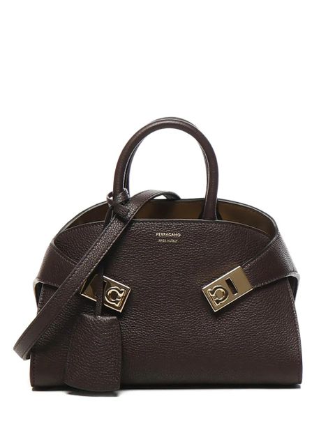 Ferragamo keychain-charm tote bag - Brown - zdjęcie produktu nr 1